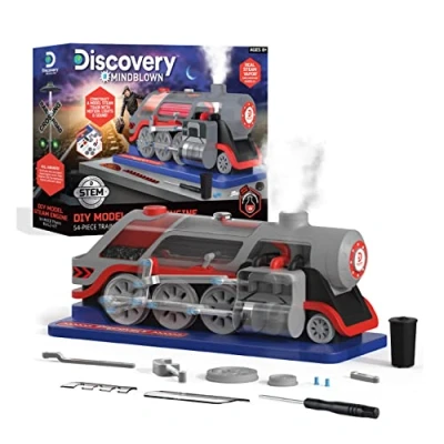 Afbeelding van Discovery #Mindblown 1423005920 Doe het zelf stoomlocomotief voor kinderen vanaf 8 jaar