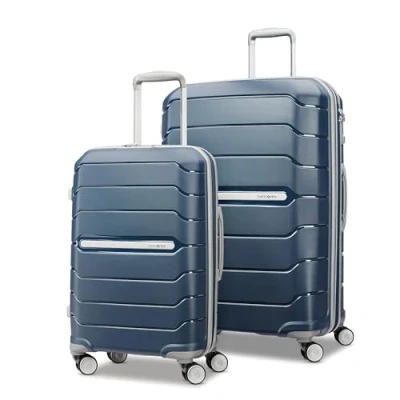Afbeelding van Samsonite Freeform Hardside uitbreidbaar met dubbele zwenkwielen, Navy Blauw, uitbreidbare harde bagage
