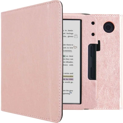 Afbeelding van imoshion Vegan Leather Bookcase voor de Kobo Libra Colour Rosé Goud