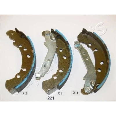 Afbeelding van ASHIKA 55 02 221 Remschoenen Achteras 200 38,5 TOYOTA: Yaris II Hatchback