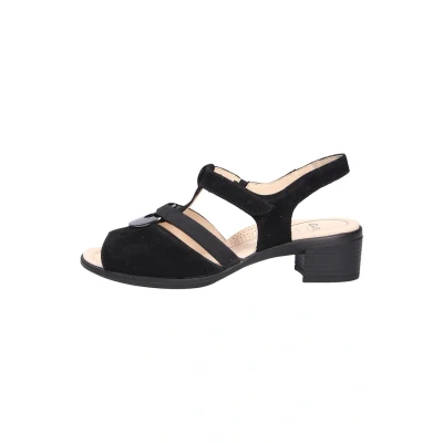 Afbeelding van ara Sandalen, Dames, Maat: 36.5, Schwarz Nubukleer