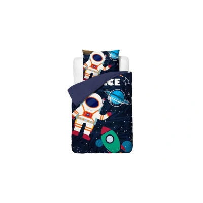 Afbeelding van Sleeptime Space Man 2 Dekbedovertrek Tweepersoons 140X200/220 + 1 x kussensloop 60x70 Blauw