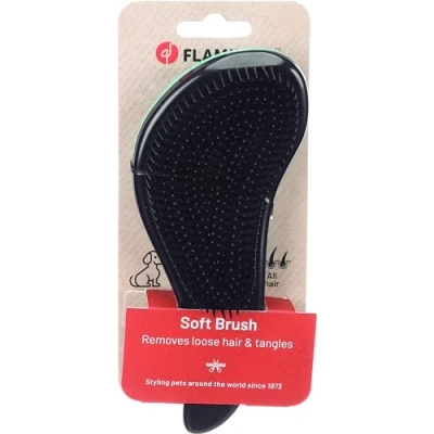 Afbeelding van Zachte hondenborstel Ergo 18.5cm L x 8cm B 3.5cm H
