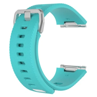 Afbeelding van Fitbit Ionic siliconen bandje met gesp Maat: Small turquoise