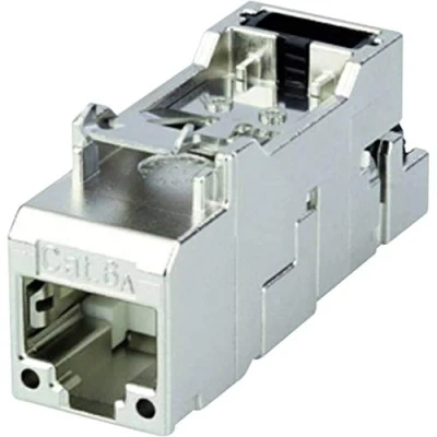 Afbeelding van Telegärtner RJ aansluiting AMJ S module Cat.6A, Kabels + Stekkers, Grijs
