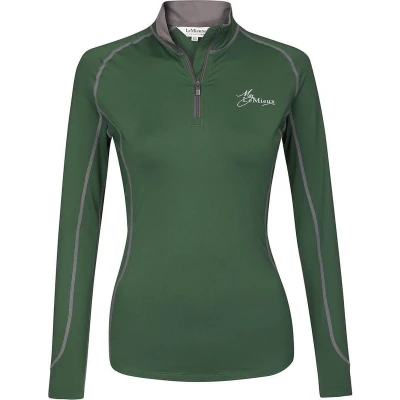 Afbeelding van LeMieux Climate Base Layer techshirt groen maat:l