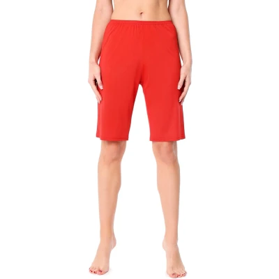 Afbeelding van Bellivalini BLV50 268 Dames viscose ondergoed knielang, Rood