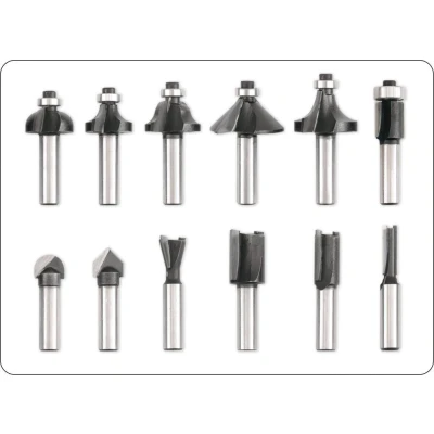 Afbeelding van VOREL 22550 Set frezen 12 Houten etui