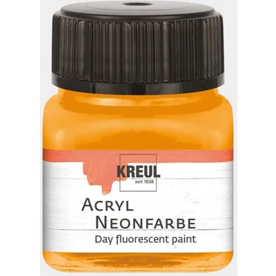 Afbeelding van Kreul Neon Oranje acrylverf 20 ml Fluorescerende watergedragen
