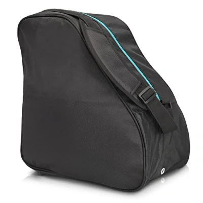 Afbeelding van Navaris universele skischoenentas unisex Tas voor skischoenen, schaatsen of snowboardschoenen Laarzentas de wintersport Zwart
