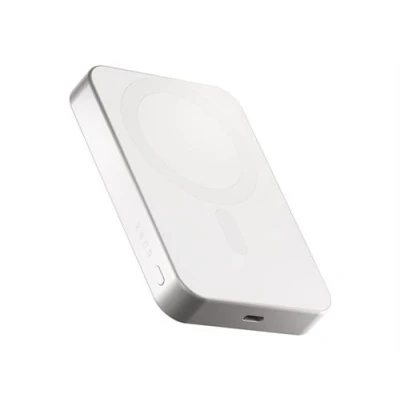 Afbeelding van ZENS Pro 1 Draadloze voedingsbank slim 10000 mAh 15 Watt op kabel: USB C wit