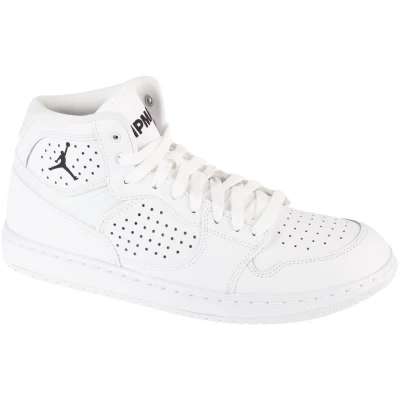 Afbeelding van Jordan Access Sneakers hoog, Heren, Maat: 45.5, White/pale ivory Leer en imitatieleer