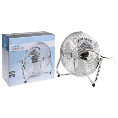 Afbeelding van Excellent Electrics Vloerventilator chroom 30cm