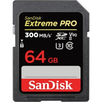 Image de Carte mémoire SD SanDisk Extreme Pro Sdch™ UHS II 64 Go Noir