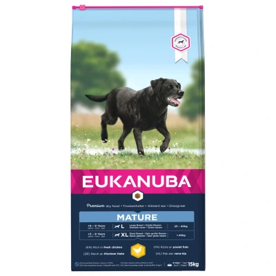 Afbeelding van Eukanuba Thriving Mature Large Breed Hondenvoer Kip 15 kg