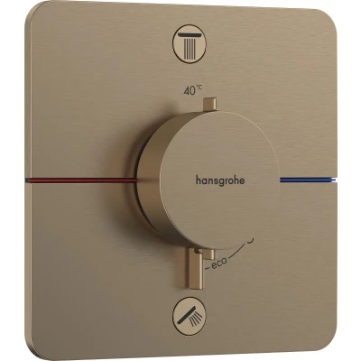 Afbeelding van Hansgrohe ShowerSelect Comfort Q thermostaat inbouw voor 2 functies