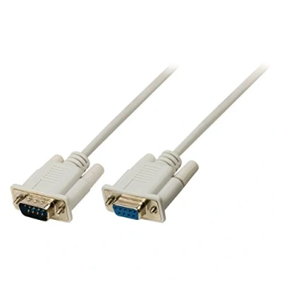 Afbeelding van Valueline Vlcp52010I100 Seriële Kabel Sub D 9 Pins Male Female 10.0 M Ivoor