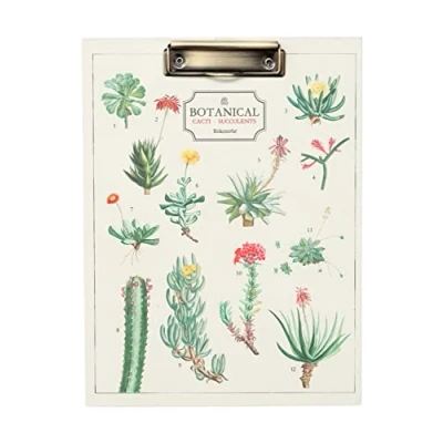 Afbeelding van Grupo Erik A4 klembord met botanische tang bladhouder 21 x 29,7 cm, klemmap klep en gelinieerd notitieblok, documentenhouder tas