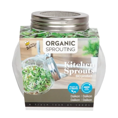 Afbeelding van Buzzy Organic Sprouting Pot Daikon Bio Groentezaden 7.5 g