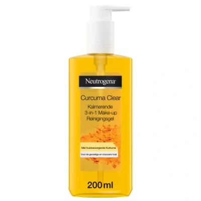 Afbeelding van Neutrogena Curcuma Clear Micellar Gel 3 in 1 200 ml