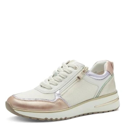 Afbeelding van Marco Tozzi Sneakers beige Synthetisch Dames Maat 42