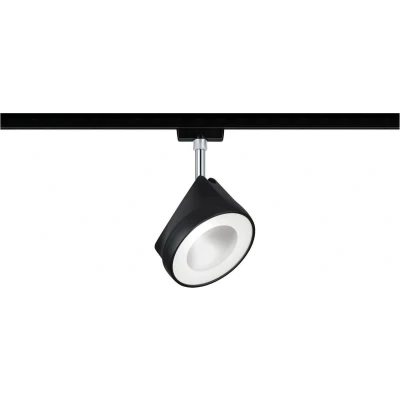 Afbeelding van Paulmann Arena 230V railsysteem lamp URail LED vast ingebouwd 14 W Zwart (mat), Chroom
