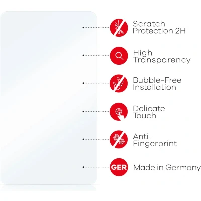 Afbeelding van upscreen Screenprotector voor Anio 6 Folie Beschermfolie transparant