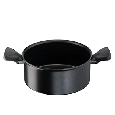Afbeelding van Lagostina Braadpan met antiaanbaklaag, van 100% gerecycled aluminium, Ø 20 cm, inductiekookpan voor gas en oven, thermosignaal, krasbestendige coating, ergonomische handgreep