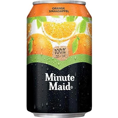 Afbeelding van Frisdrank Minute Maid Orange blikje 0.33l 24 stuks