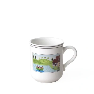 Afbeelding van Villeroy &amp; Boch 10 2337 4873 mok met handvat, 0,3 l, porselein, groen, 32,2 x 21,5 11,7 cm, 1