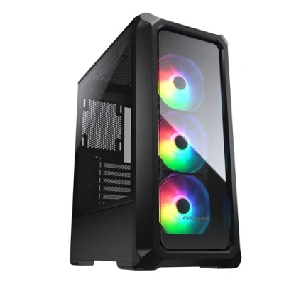 Image de Cougar Archon 2 RGB Mid tower ATX panneau latéral fenêtré (verre trempé) pas d&#039;alimentation (ATX) noir USB/Audio