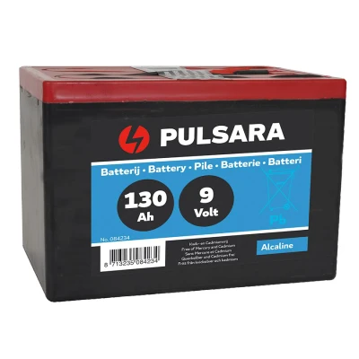 Afbeelding van Hybride Alkaline batterij 9V/130Ah Compact Pulsara