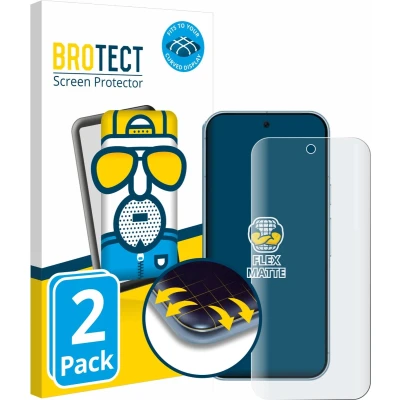 Afbeelding van BROTECT Screenprotector voor Google Pixel 9 Pro Folie Beschermfolie matte volledig dekking (2 Stuks)