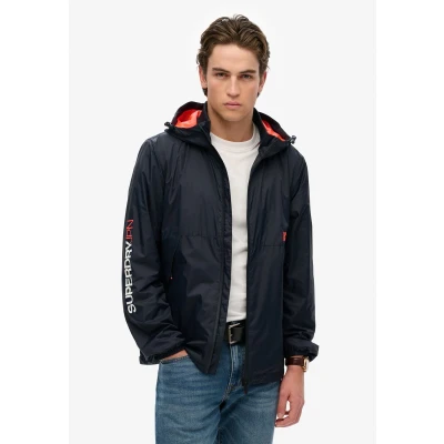 Afbeelding van Superdry Windjack, Heren, Maat: Small, Eclipse navy logo