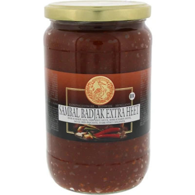 Afbeelding van Koningsvogel Sambal Badjak extra heet 750 g