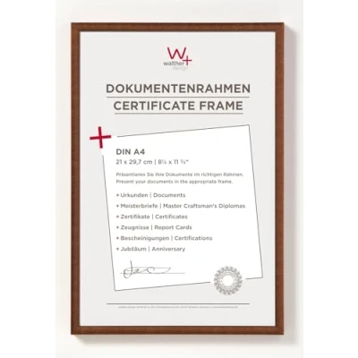 Image de walther design cadre photo bronze 21 x 29,7 cm (DIN A4) Nouveau en plastique Lifestyle KV130J