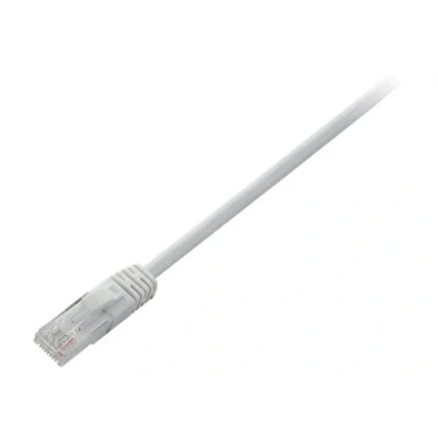 Image de V7 Cordon de raccordement RJ 45 (M) pour 1 m UTP CAT 6 moulé, sans crochet blanc
