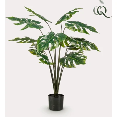 Afbeelding van Kunstplant Monstera Deliciosa Gatenplant 110 cm