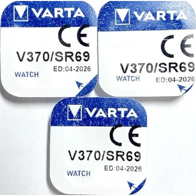 Afbeelding van Varta V370 (SR69) Zilveroxide knoopcel batterij / 1 stuk