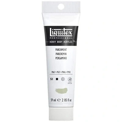 Afbeelding van Liquitex 1045436 Professional Heavy Body acrylverf in kunstenaarskwaliteit met uitstekende lichtechtheid en boterachtige consistentie 59ml tube, Parchment