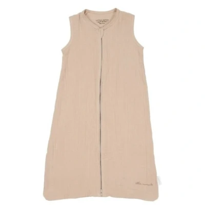 Afbeelding van Little Dutch Slaapzak zomer hydrofiel 90 cm Beige