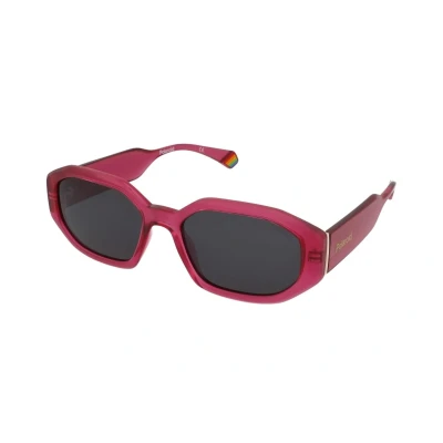 Afbeelding van Polaroid Zonnebril, Dames, Maat: 55, Pink