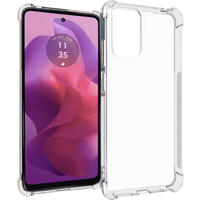 Afbeelding van iMoshion Hoesje Geschikt voor Motorola Moto G24 / G04 Siliconen Shockproof Case Transparant