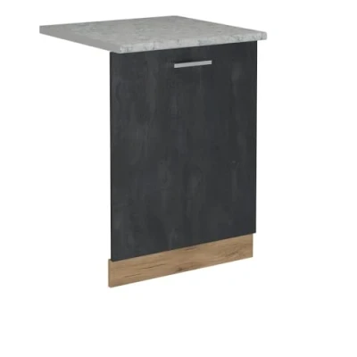 Afbeelding van Vicco Paroi de lave vaisselle R Line Noir Béton 60 cm AP Marbre
