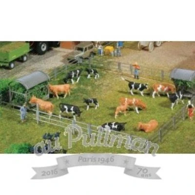 Image de Faller Modélisme accessoires de décor H0 Systèmes clôture pour stalles et ferme stabulation libre