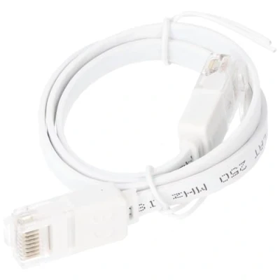 Afbeelding van Wentronic CAT6 Netwerkkabel RJ45 Wit 0.5 m