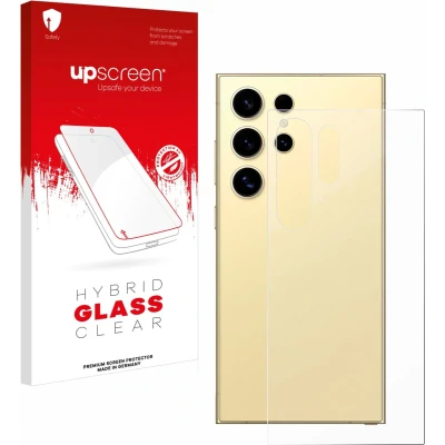 Afbeelding van upscreen Screenprotector voor Samsung Galaxy S24 Ultra (Achterkant) Folie Beschermfolie Beschermglas transparant