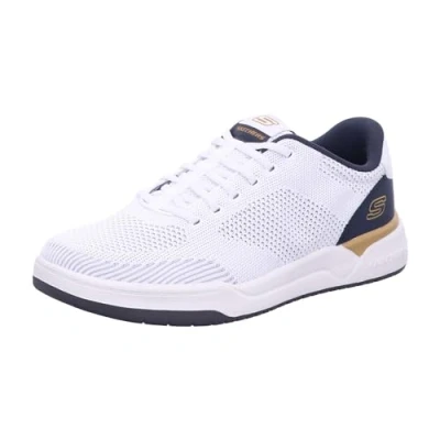 Afbeelding van Skechers Sport Corliss Dorset Sneakers laag, Heren, Maat: 41.5, Weiß Textiel