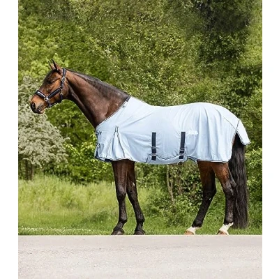 Image de Waldhausen Couverture Anti Mouches Protect Bleu clair/Bleu foncé 135/185