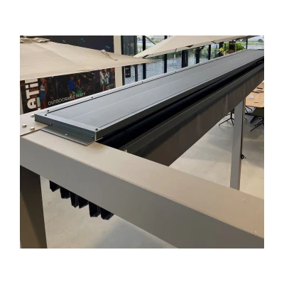 Afbeelding van Nesling Aluminium Pergola Prosail Roof Optiva 319 X Antraciet
